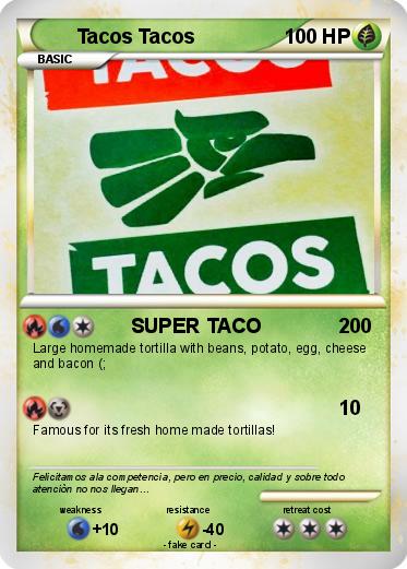Pokemon Tacos Tacos