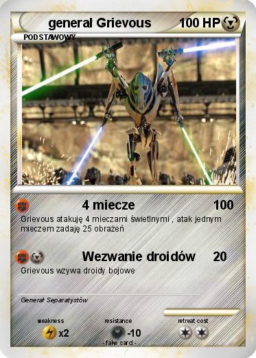 Pokemon generał Grievous