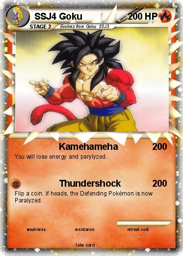 Pokemon SSJ4 Goku