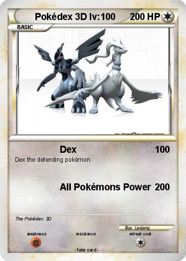 Pokemon Pokédex 3D lv:100