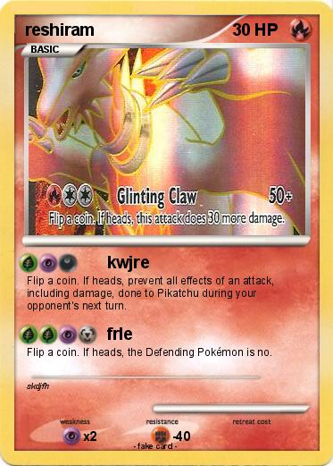 Pokemon reshiram