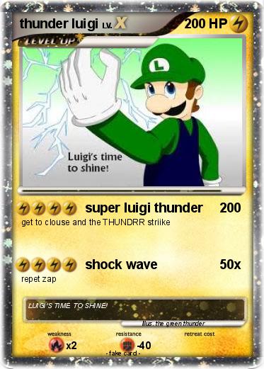 Pokemon thunder luigi