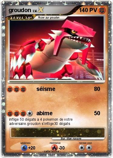 Pokemon groudon