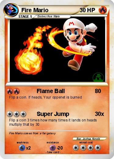 Pokemon Fire Mario