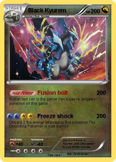 Pokemon Black Kyurem