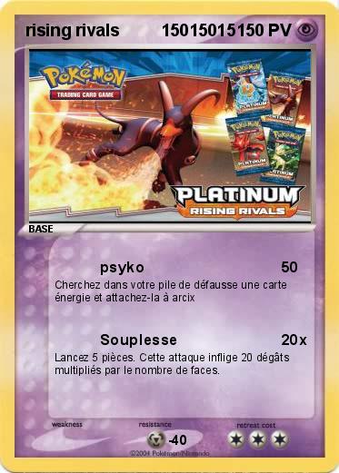 Pokemon rising rivals         15015015