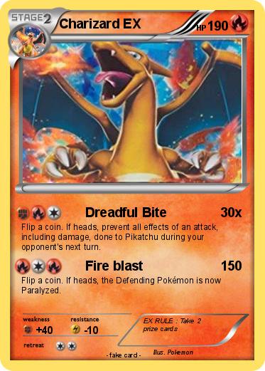 Pokemon Charizard EX