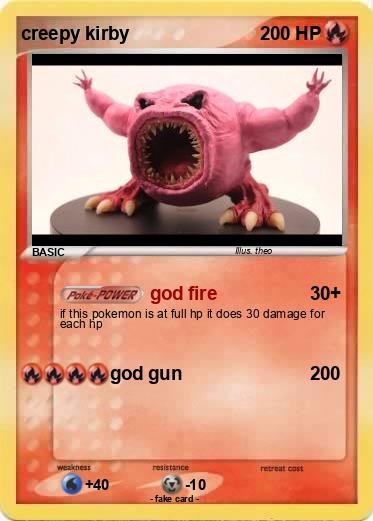 Pokemon creepy kirby