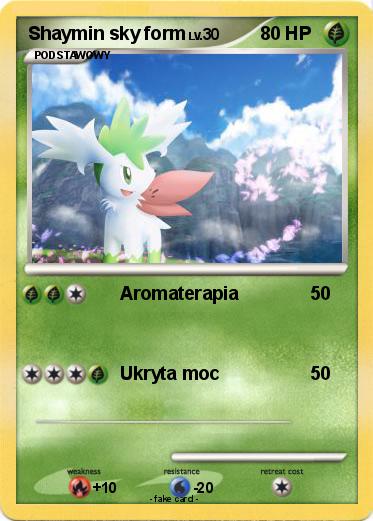 Pokemon Shaymin sky form