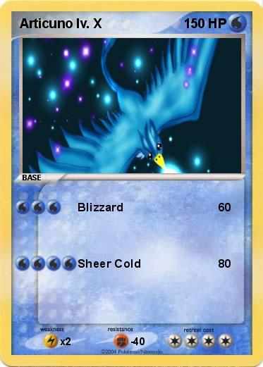 Pokemon Articuno lv. X