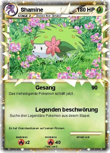 Pokemon Shamine