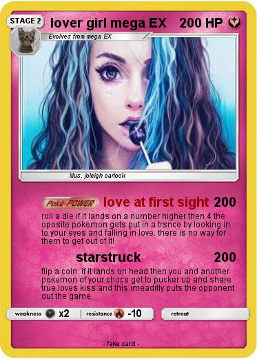 Pokemon lover girl mega EX