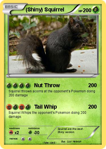 Pokemon (Shiny) Squirrel