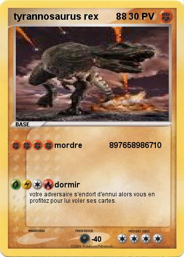 Pokemon tyrannosaurus rex       88