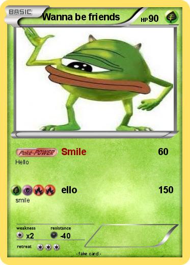 Pokemon Wanna be friends