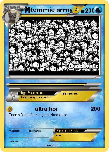 Pokemon temmie army