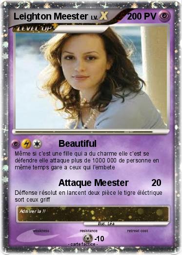Pokemon Leighton Meester