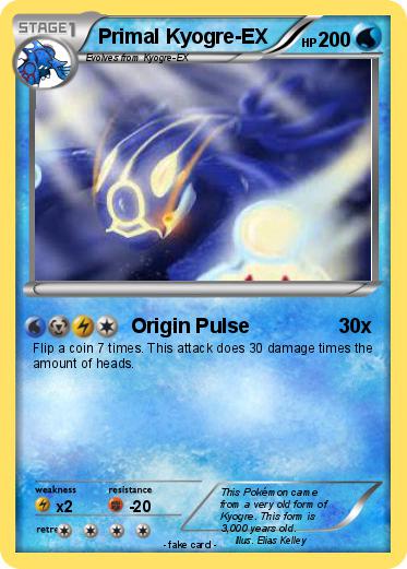 Pokemon Primal Kyogre-EX