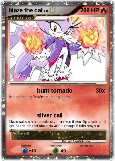 Pokemon blaze the cat