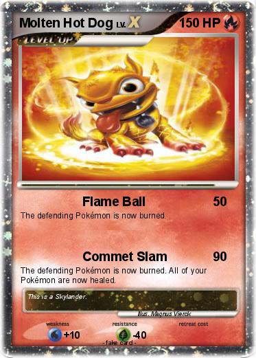 Pokemon Molten Hot Dog