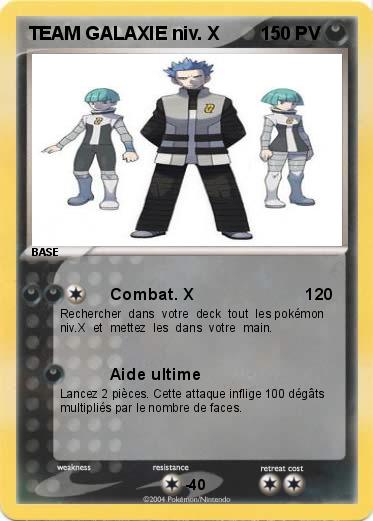 Pokemon TEAM GALAXIE niv. X