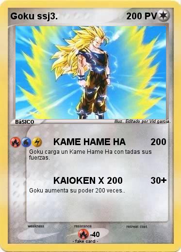 Pokemon Goku ssj3.