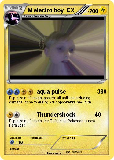 Pokemon M electro boy  EX