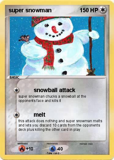 Pokemon super snowman