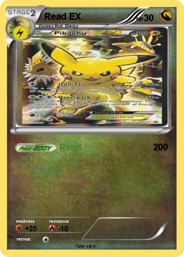 Pokemon Read EX