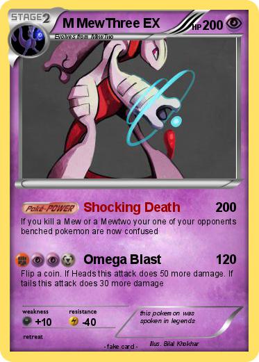 Pokemon M MewThree EX
