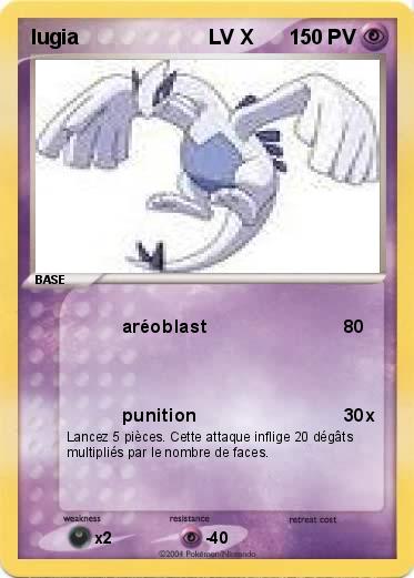 Pokemon lugia                       LV X