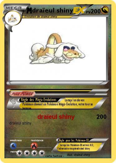 Pokemon draïeul shiny