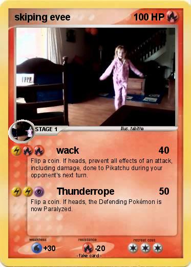 Pokemon skiping evee