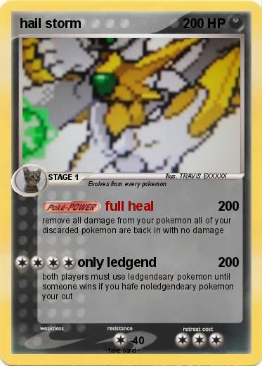 Pokemon hail storm