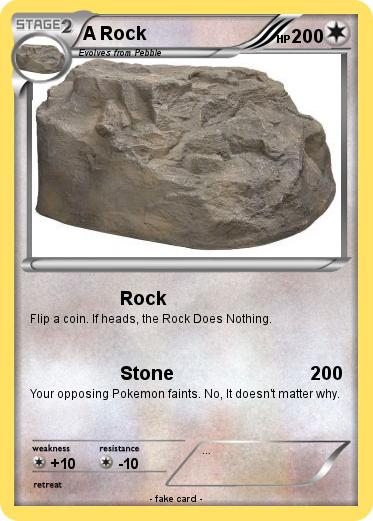 Pokemon A Rock