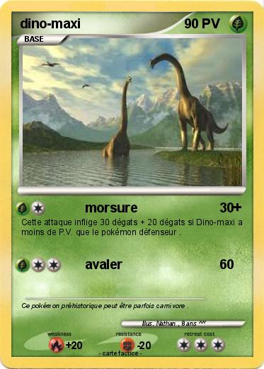 Pokemon dino-maxi