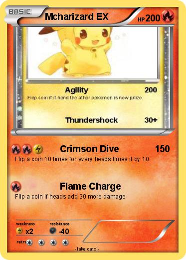 Pokemon Mcharizard EX