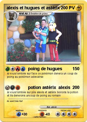 Pokemon alexis et hugues et astérix
