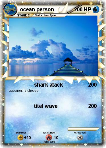 Pokemon ocean person
