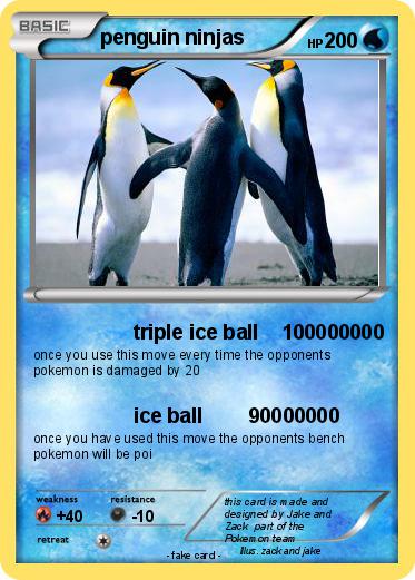 Pokemon penguin ninjas