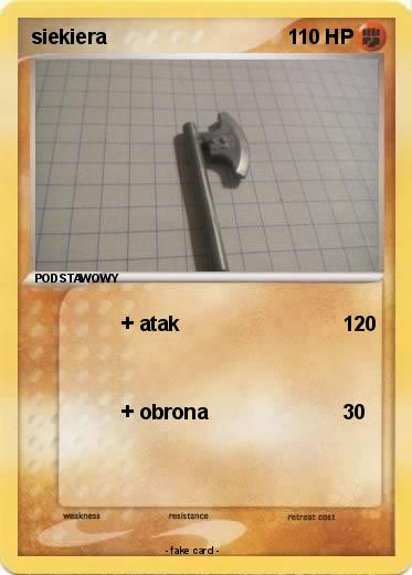 Pokemon siekiera