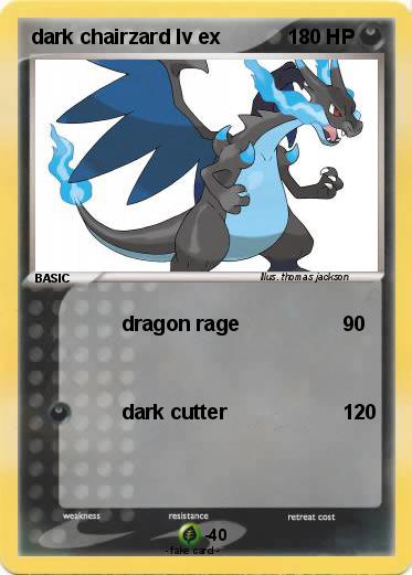 Pokemon dark chairzard lv ex