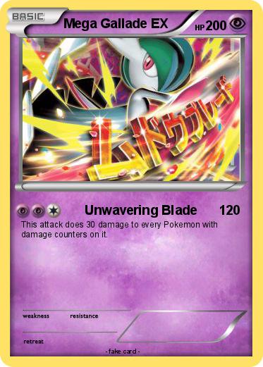 Pokemon Mega Gallade EX