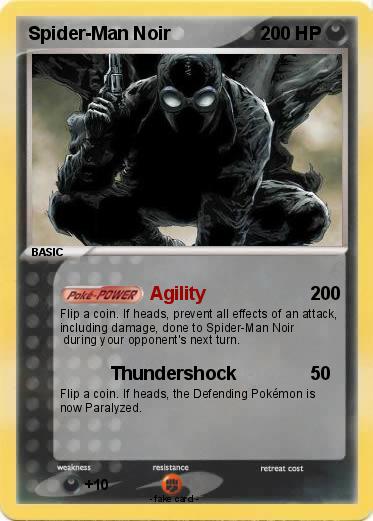 Pokemon Spider-Man Noir