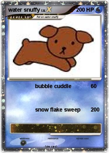 Pokemon water snuffy