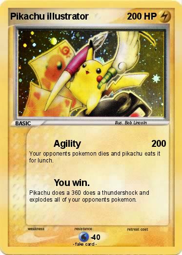 Pokemon Pikachu illustrator