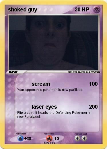 Pokemon shoked guy