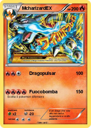 Pokemon McharizardEX