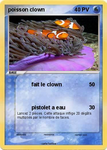 Pokemon poisson clown