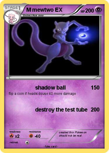 Pokemon M mewtwo EX